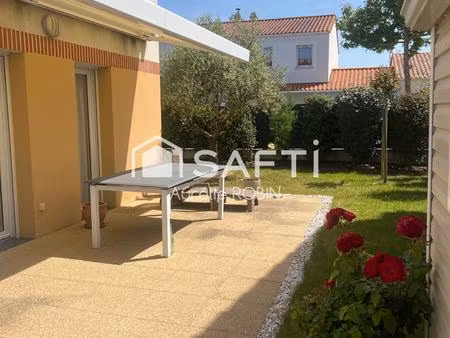 maison familiale de 95m2 lumineuse avec terrain clôturé et arboré