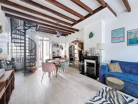 bécon - maison de ville 4 pièces 3 chambres 85 m2