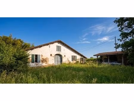 ferme à rénover à mimbaste  au calme