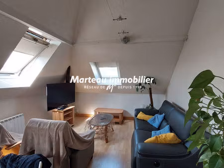 à louer - appartement t2 33 m² non meublé secteur bollée/mariette