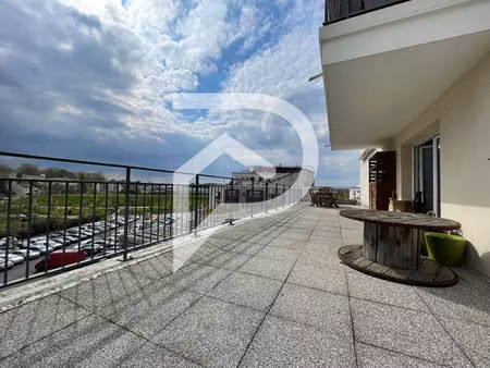 appartement meublé 3/4 pièces limeil 80m2 + grande terrasse