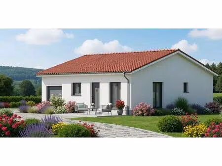 terrain avec maison neuve à vendre