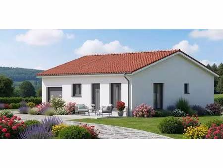 terrain avec maison neuve à vendre