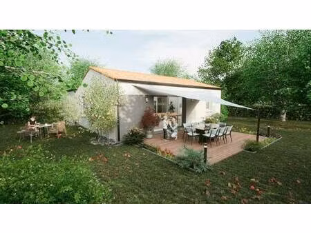 terrain avec maison neuve à vendre