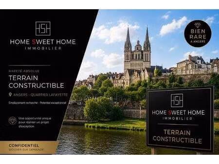 terrain constructible à vendre