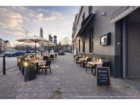 quartier wiener - horeca à louer avec une grande terrasse &