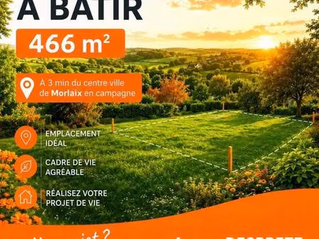terrain constructible viabilisé à vendre