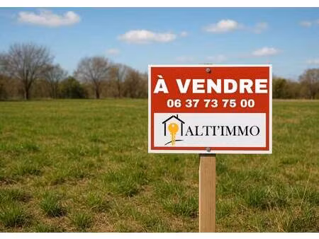 terrain constructible viabilisé à vendre