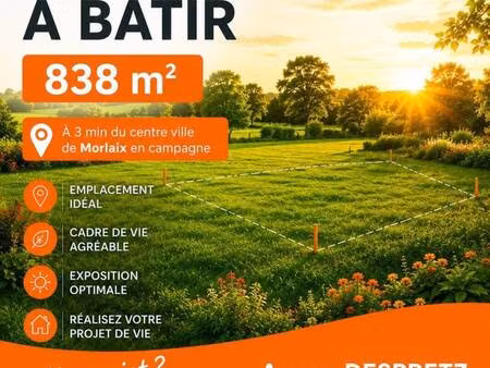 terrain constructible viabilisé à vendre