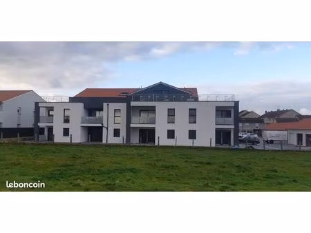 appartement f3 neuf avec terrasse  jardin et parking – manom 57100