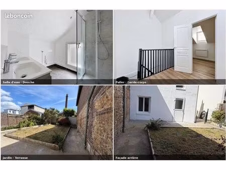 maison de ville avec jardin 3 pièces 72 m2 au sol rénové à neuf
