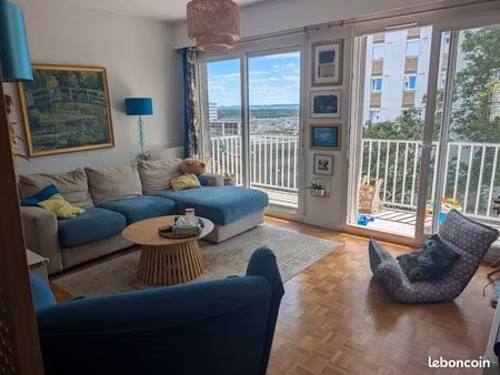 puteaux jardins boieldieu – superbe t3 traversant 65m² – plein sud  vue dégagée  proche la