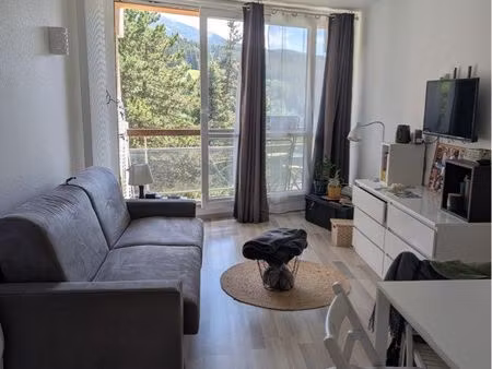 studio meublé plein sud balcon de villard
