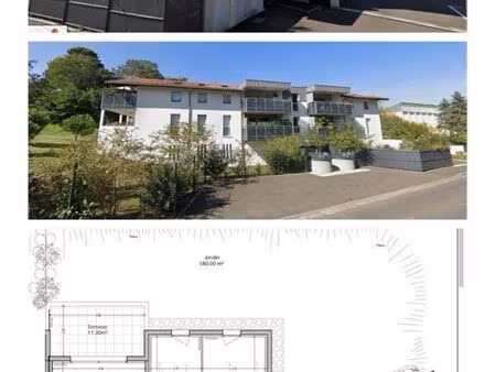 rare comme une maison t3 – 64 m2 avec terrasse et jardin