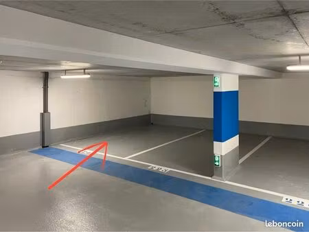 place parking sous terrain résidence neuve sécurisée