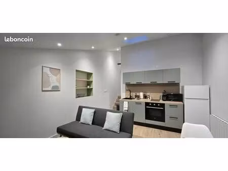 studio meublé rénové à neuf – hyper centre mâcon – 32 m² au sol – disponible début juillet