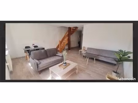 a louer t3 meublé de 75m2 - centre ville lons le saunier