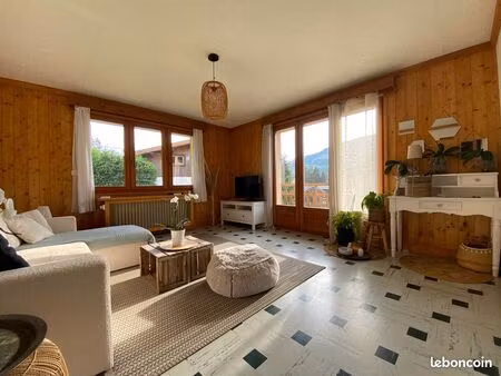 t2 vide 55m² a louer a l'annee sur megeve