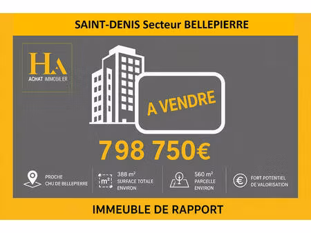 immeuble saint denis secteur bellepierre proche chu