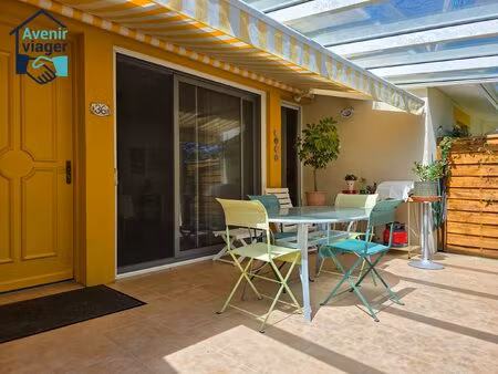 viager occupé - maison t3 en résidence séniors - proche dax