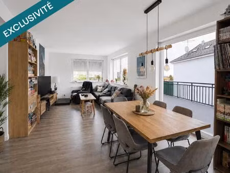 appartement traversant   grande terrasse au calme