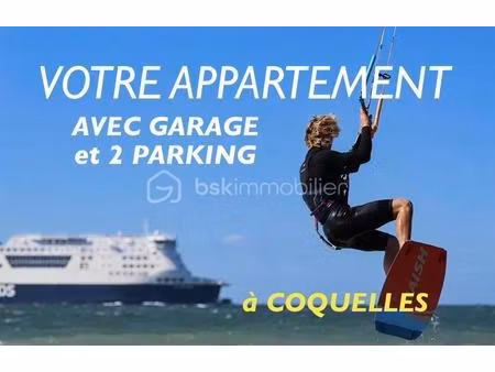 l'appartement 3 chambres  garage  2 places de parking...proche des spots !
