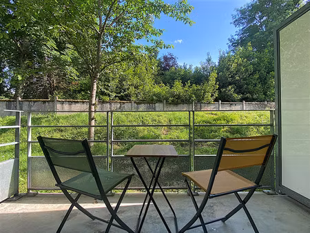 appartement - rdc - 42 23 m2 - 2 pièces - meublé