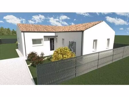 terrain avec maison neuve à vendre