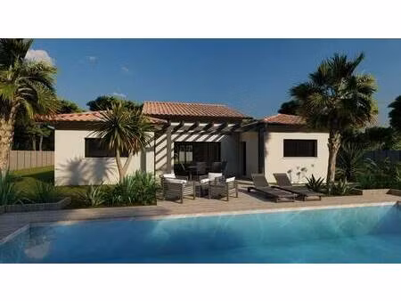 terrain avec maison neuve à vendre