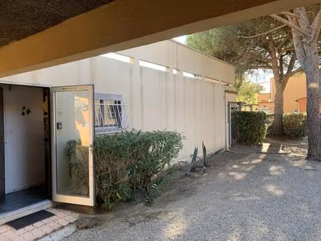 rez de jardin au cap d'agde pour ce t 3 avec parking en nue propriété ou en viager occupé