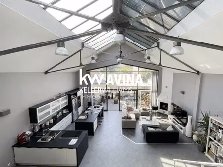 magnifique maison/loft de 155 m² – 3 chambres  garage et jardin – armentières centre