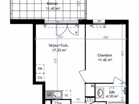appartement t2 - la verpillière