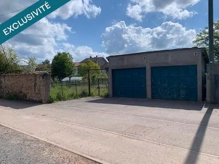 terrain constructible avec 2 garages