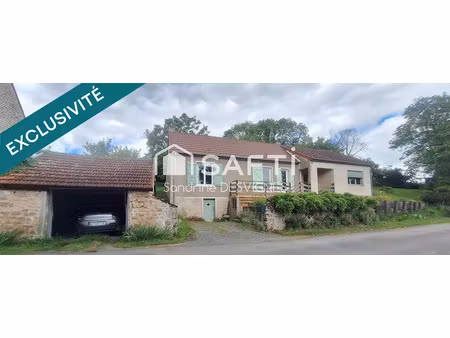 vente maison 4 pièces 88 m² à saint-eugene (71320)  90 000 €