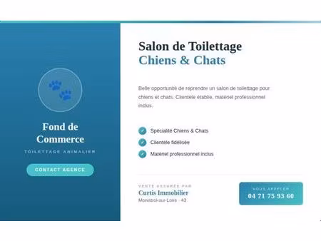 achat local commercial 35m² monistrol sur loire 43120