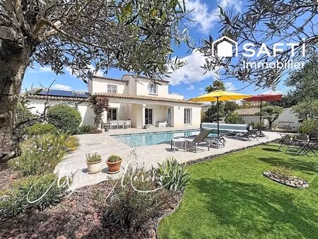 villa avec piscine à saint-aygulf 185m² au calme proche plages et centre
