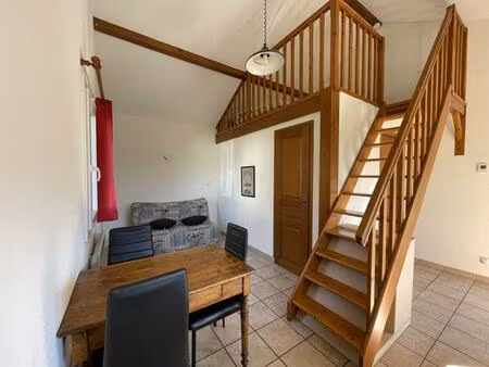 location appartement 1 pièce meublé 22m² viviers du lac 73420
