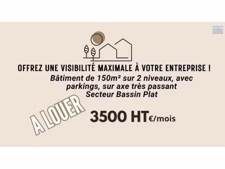 a louer | bâtiments indépendant de 150 m2 avec un étage à usage commercial ou professionne