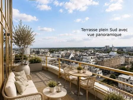 duplex lumineux avec terrasse & vue panoramique – lorient centre-ville
