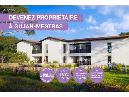 appartement - 2 pièces - gujan mestras - villa enao - cdc habitat social