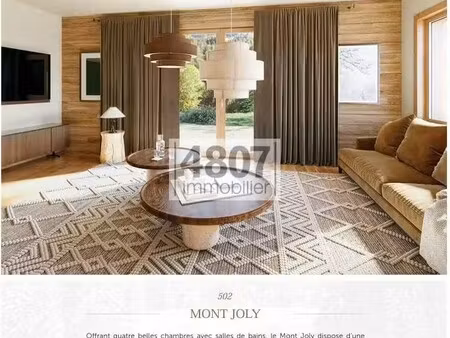 appartement de luxe à vendre à megève : 1 595 000 €