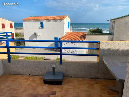 studio meublé vue mer — frontignan-plage