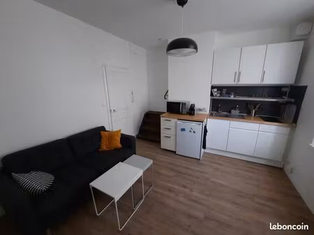 location appartement meublé avec jardin - tours centre - quartier prébendes - 2 pièces - 3