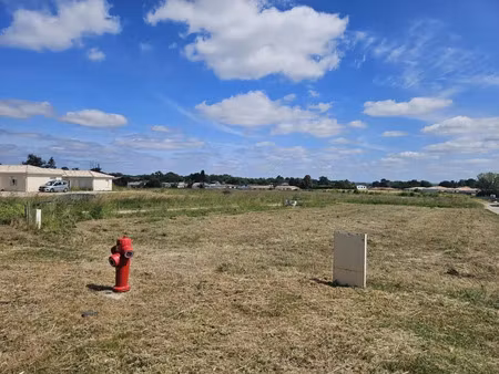 vente terrain à construire 626 m² chaniers (17610)