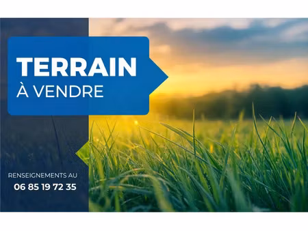 vente terrain à construire 678 m² fargues-saint-hilaire (33370)