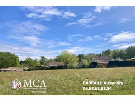 vente terrain 350 m² artigues-près-bordeaux (33370)