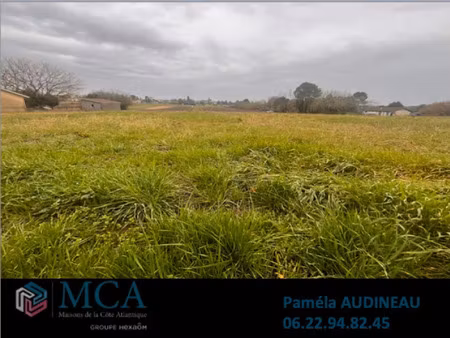 vente terrain 750 m² frontenac (33760)