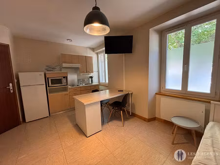 saint martin d'hères studio meublé 20 m² rdc g