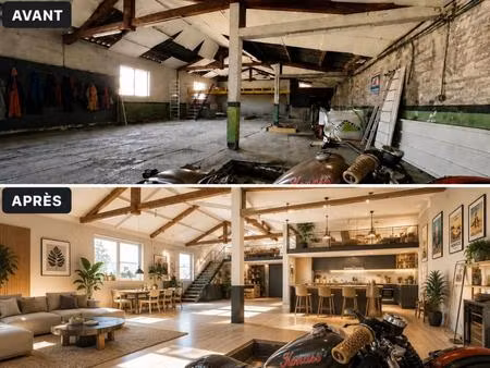loft à créer – volume exceptionnel dans le secteur recherché de l'hippodrome à pau