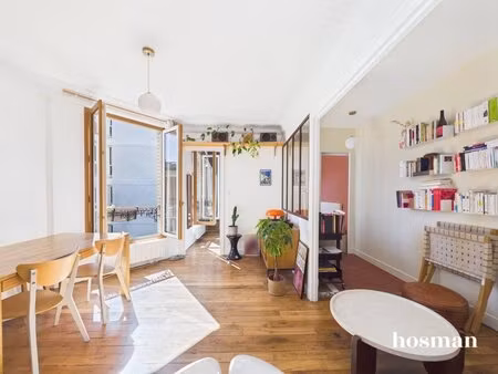 charmant deux pièces de 40 m2 - dernier étage - très lumineux - rue haxo  paris